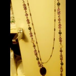 Double strand necklace (brand new without tags)